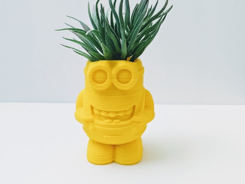 3D printed Minion Flower Pot